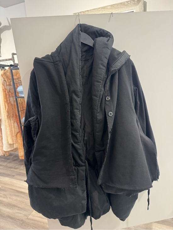 Rundholz Jackets & Blazers - Rundholz Oversized Black Hooded Puffer Jacket